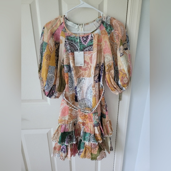 ZIMMERMANN Anneke patchwork paisley mini dress - Picture 7 of 12